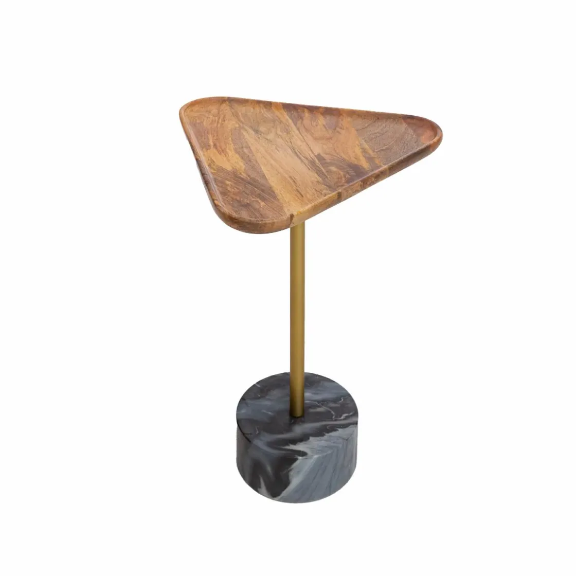 Made in Meubles Bout De Canapé & Sellette<Bout de canapé triangle en marbre Maxime