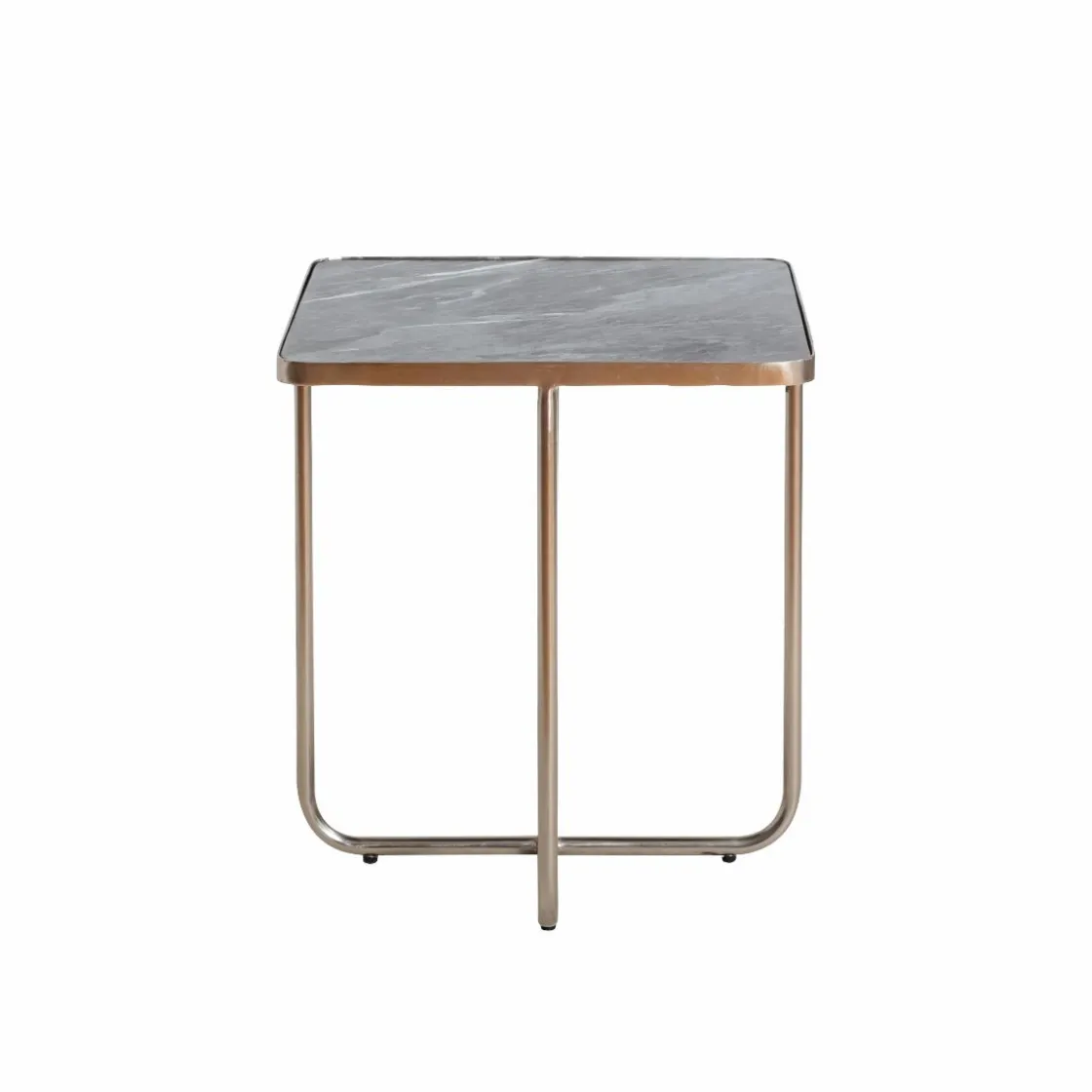 Made in Meubles Bout De Canapé & Sellette<Bout de canape en marbre et métal Charlize