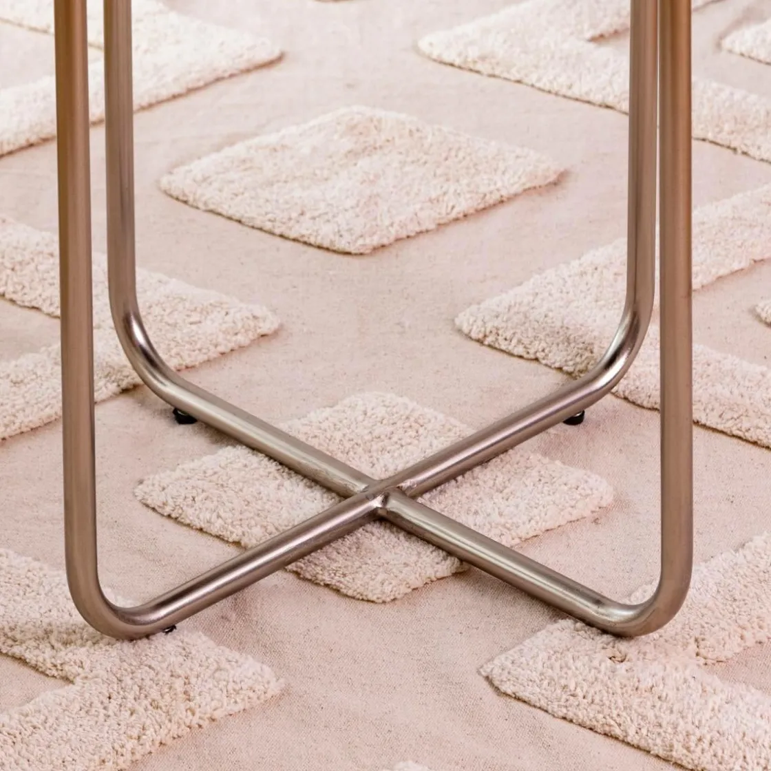 Made in Meubles Bout De Canapé & Sellette<Bout de canape en marbre et métal Charlize