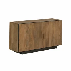 Made in Meubles Buffet<Buffet 3 portes en bois de manguier et métal Isil