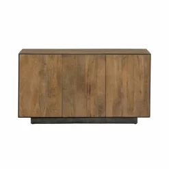 Made in Meubles Buffet<Buffet 3 portes en bois de manguier et métal Isil