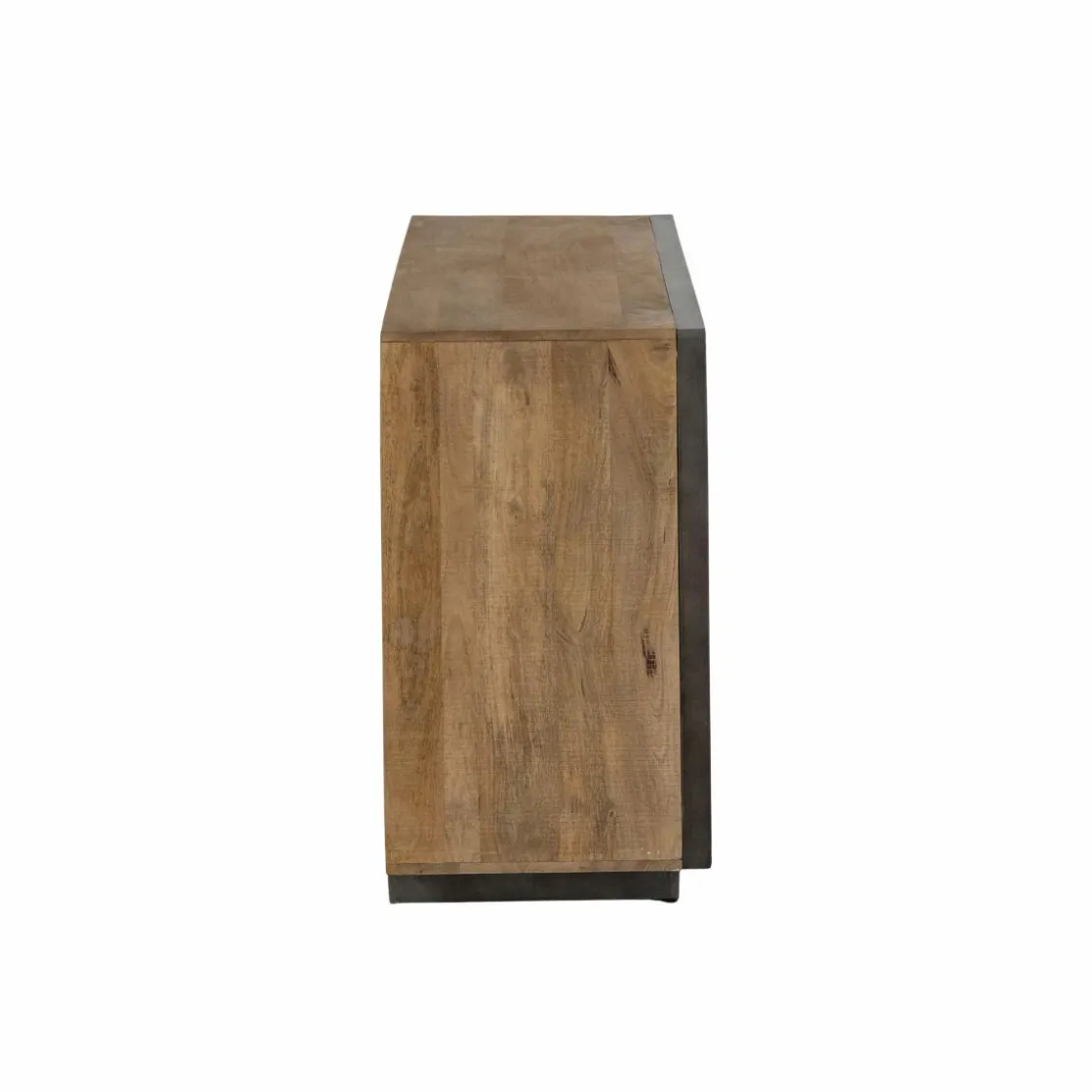 Made in Meubles Buffet<Buffet 3 portes en bois de manguier et métal Isil