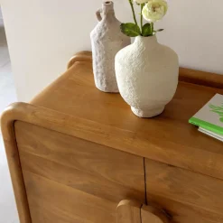 Made in Meubles Buffet<Buffet 2 portes en bois de manguier Féodor