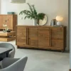Made in Meubles Buffet<Buffet 4 portes en bois recyclé Blaise