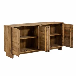 Made in Meubles Buffet<Buffet 4 portes en bois recyclé Blaise