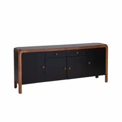 Made in Meubles Buffet<Buffet arrondi en bois de manguier Romy