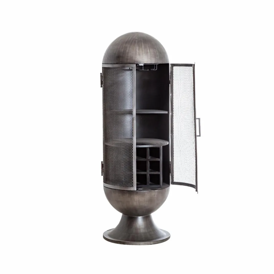 Made in Meubles Buffet|Meuble Bar<Buffet bar en métal Locker