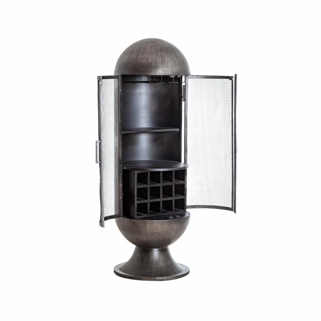 Made in Meubles Buffet|Meuble Bar<Buffet bar en métal Locker