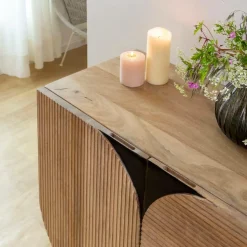 Made in Meubles Buffet<Buffet bois de manguier Loëvan