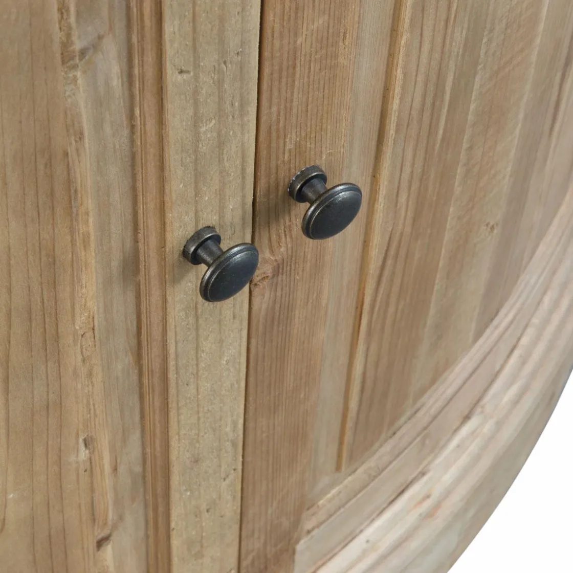 Made in Meubles Buffet<Buffet d'angle haut en bois recyclé Garance