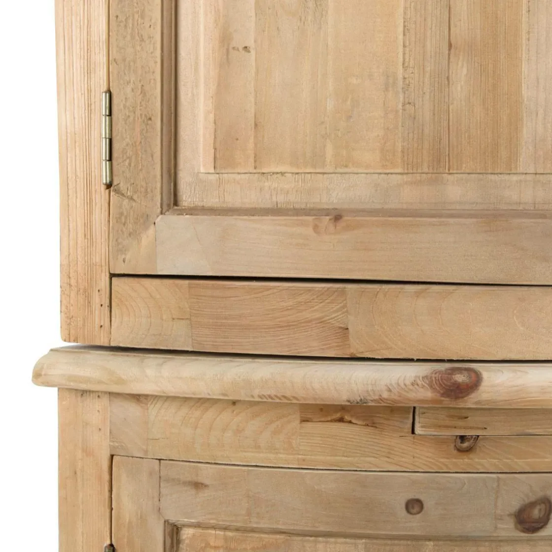 Made in Meubles Buffet<Buffet d'angle haut en bois recyclé Garance