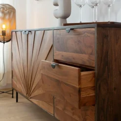 Made in Meubles Buffet<Buffet en bois d'acacia Elvira