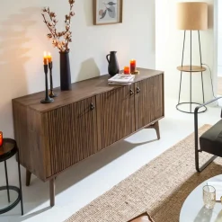 Made in Meubles Buffet<Buffet en bois d'acacia Elie