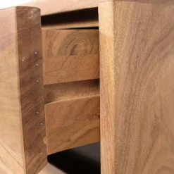 Made in Meubles Buffet<Buffet en bois d'acacia et métal Mahé