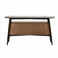 Made in Meubles Buffet<Buffet en bois d'acacia et marbre Simon