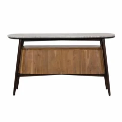 Made in Meubles Buffet<Buffet en bois d'acacia et marbre Simon