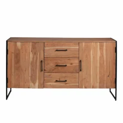 Made in Meubles Buffet<Buffet en bois d'acacia et métal Bosco