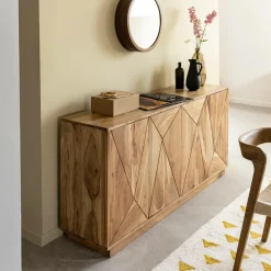 Made in Meubles Buffet<Buffet en bois d'acacia Ezéa