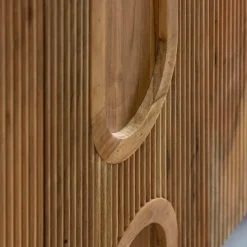 Made in Meubles Buffet|Meuble Sous Vasque<Buffet en bois d'acacia foncé Tilio