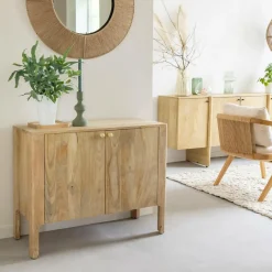 Made in Meubles Buffet<Buffet en bois de manguier Tonin