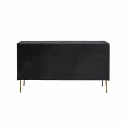 Made in Meubles Buffet<Buffet en bois de manguier et métal doré Ange