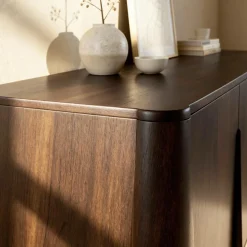 Made in Meubles Buffet<Buffet en bois de manguier foncé Liriel