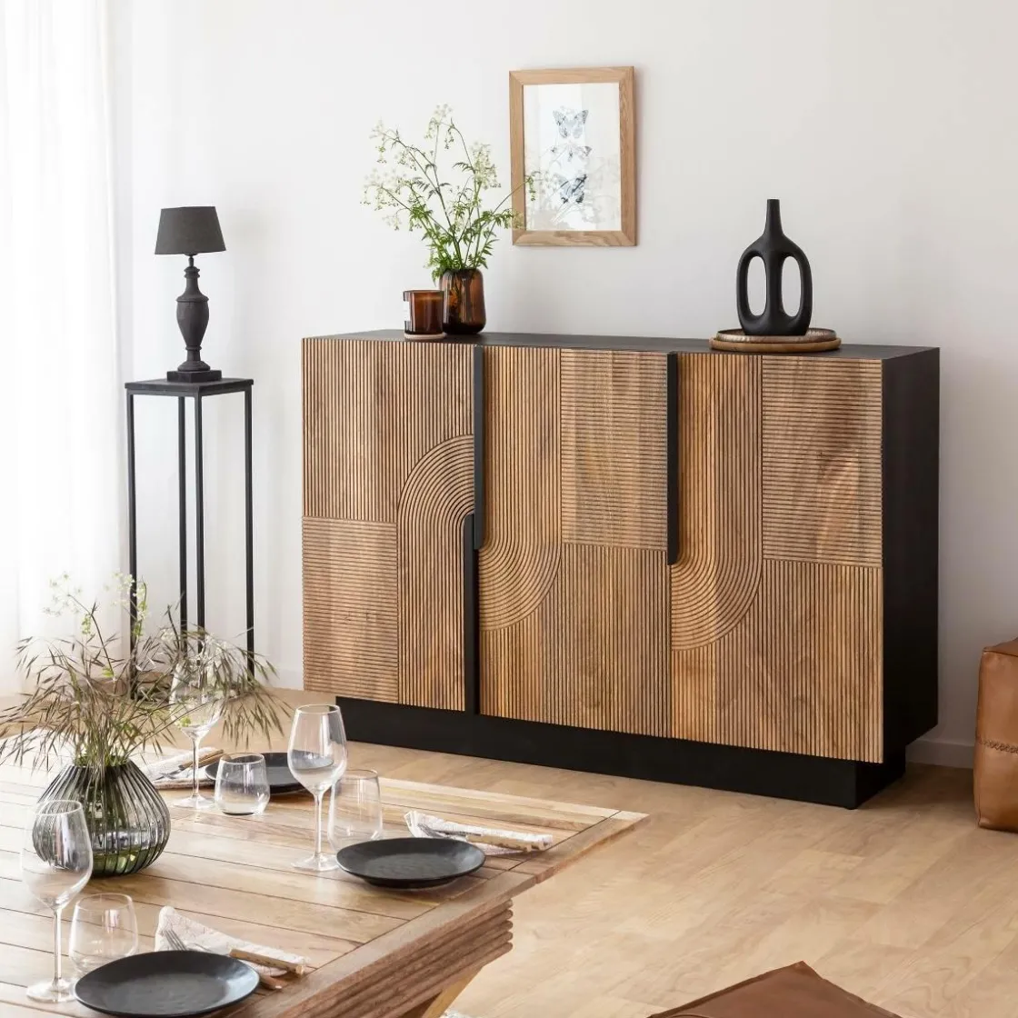 Made in Meubles Buffet<Buffet en bois de manguier Galliance