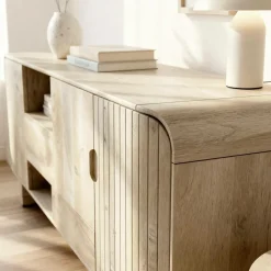 Made in Meubles Buffet<Buffet en bois de manguier clair Yoni