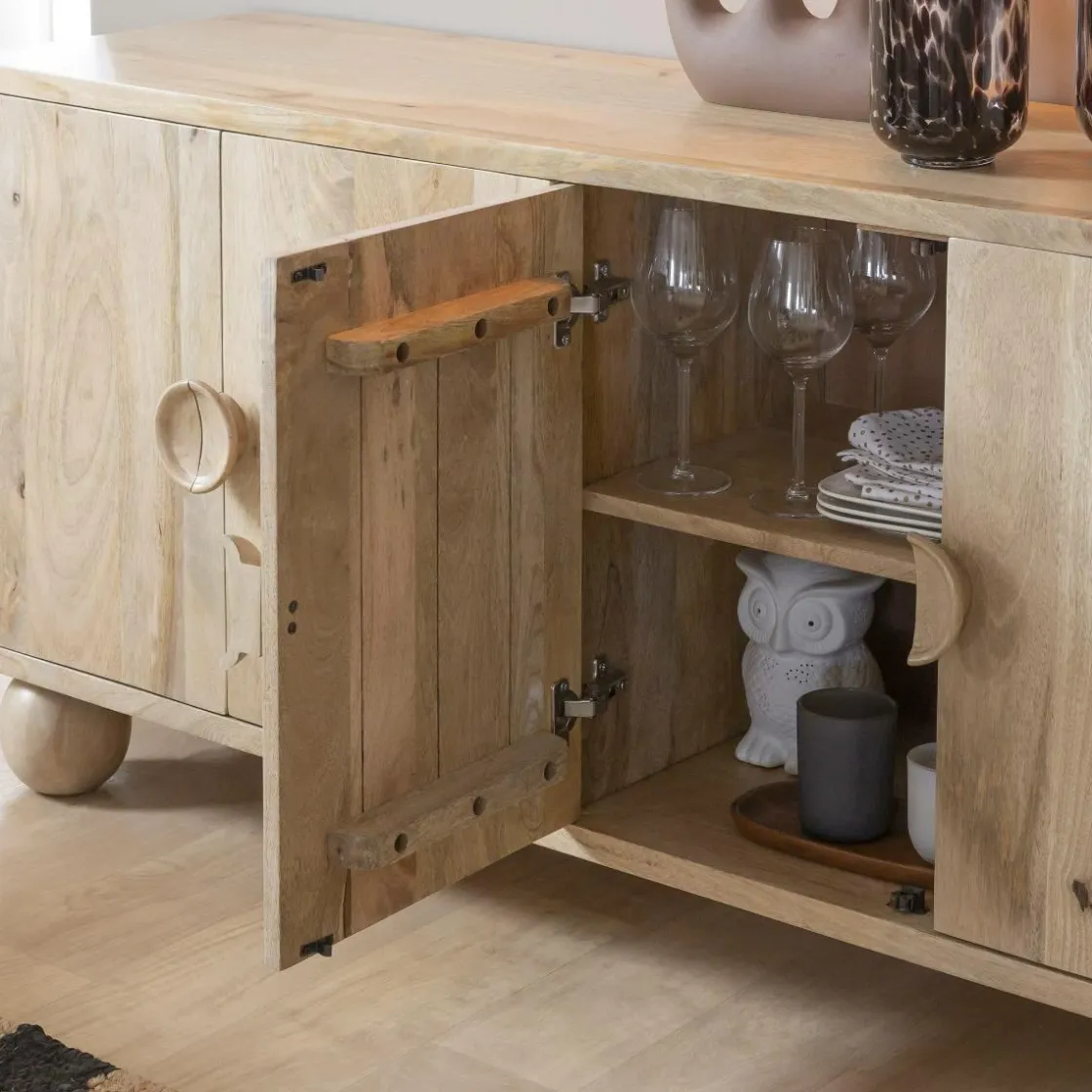 Made in Meubles Buffet<Buffet en bois de manguier Horta