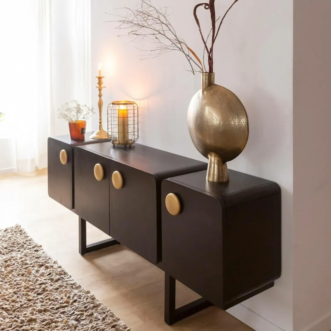 Made in Meubles Buffet<Buffet en bois de manguier Oscar