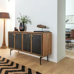 Made in Meubles Buffet<Buffet en bois de manguier Léandro