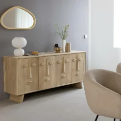 Made in Meubles Buffet<Buffet en bois de manguier Facia