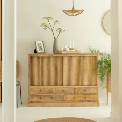 Made in Meubles Buffet<Buffet en bois de manguier Liora