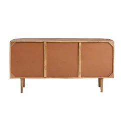 Made in Meubles Buffet<Buffet en bois de manguier et cannage Palma