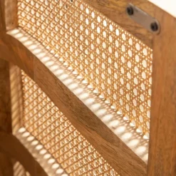 Made in Meubles Buffet<Buffet en bois de manguier et cannage Palma