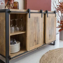 Made in Meubles Buffet<Buffet en bois de manguier New-York