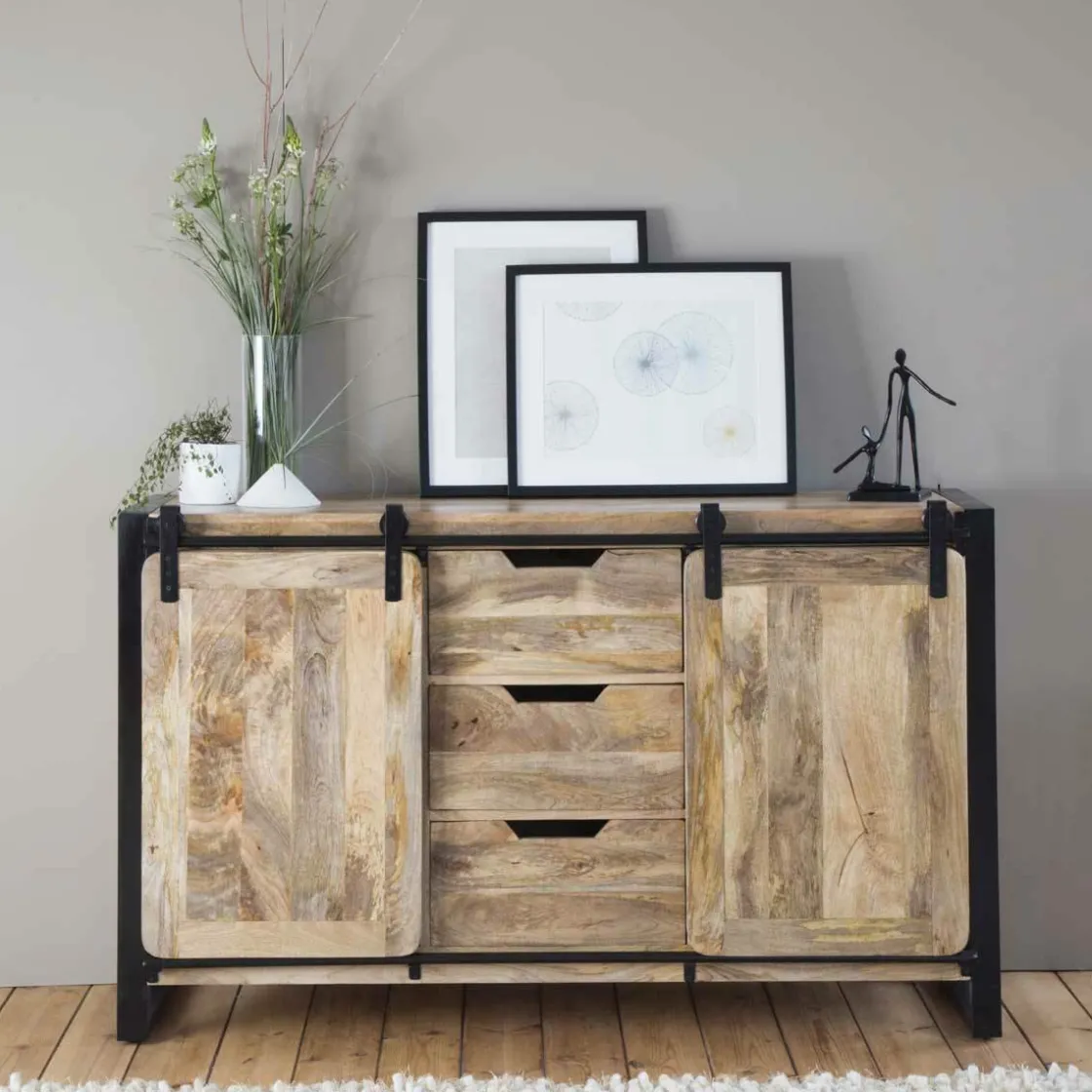 Made in Meubles Buffet<Buffet en bois de manguier New-York