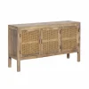Made in Meubles Buffet<Buffet en bois de manguier et cannage Julietta