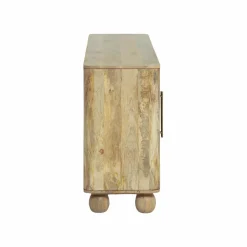 Made in Meubles Buffet<Buffet en bois de manguier et cannage Thora