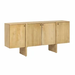 Made in Meubles Buffet<Buffet en bois de manguier 4 portes Amara