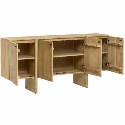 Made in Meubles Buffet<Buffet en bois de manguier 4 portes Amara