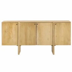 Made in Meubles Buffet<Buffet en bois de manguier 4 portes Amara