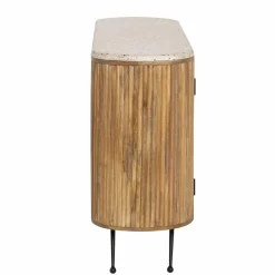 Made in Meubles Buffet<Buffet en bois de manguier et terrazzo Ambrine