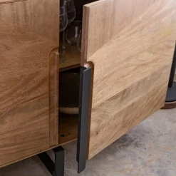 Made in Meubles Buffet<Buffet en bois de manguier et métal Eglantine