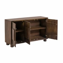 Made in Meubles Buffet|Meuble De Rangement<Buffet en bois de manguier foncé Hestia