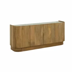 Made in Meubles Buffet<Buffet en bois de manguier et marbre Adler