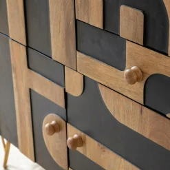 Made in Meubles Buffet<Buffet en bois de manguier et métal Colombine