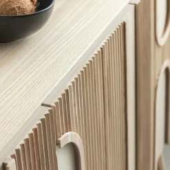 Made in Meubles Buffet<Buffet en bois de paulownia Nilo