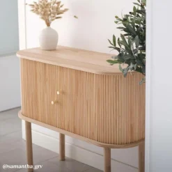 Made in Meubles Buffet<Buffet en bois de pin clair Colin