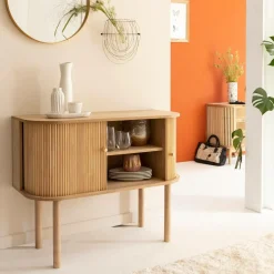 Made in Meubles Buffet<Buffet en bois de pin clair Colin